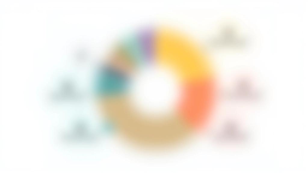 Barevný graf s rozpočtem a procenty zobrazující složení mzdy zaměstnance