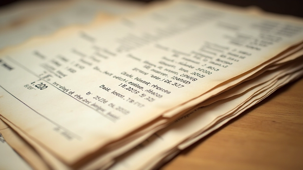 Historické dokumenty a časová osa ukazující vývoj superhrubé mzdy